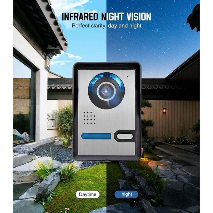 Visiophone Connecté Kit Interphone Vidéo Filaire avec écran Couleur 7