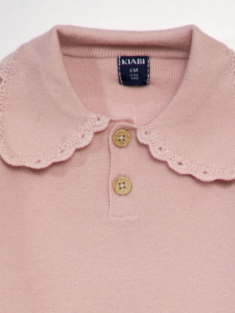 3-delige set: trui, broek en sokken - WIT