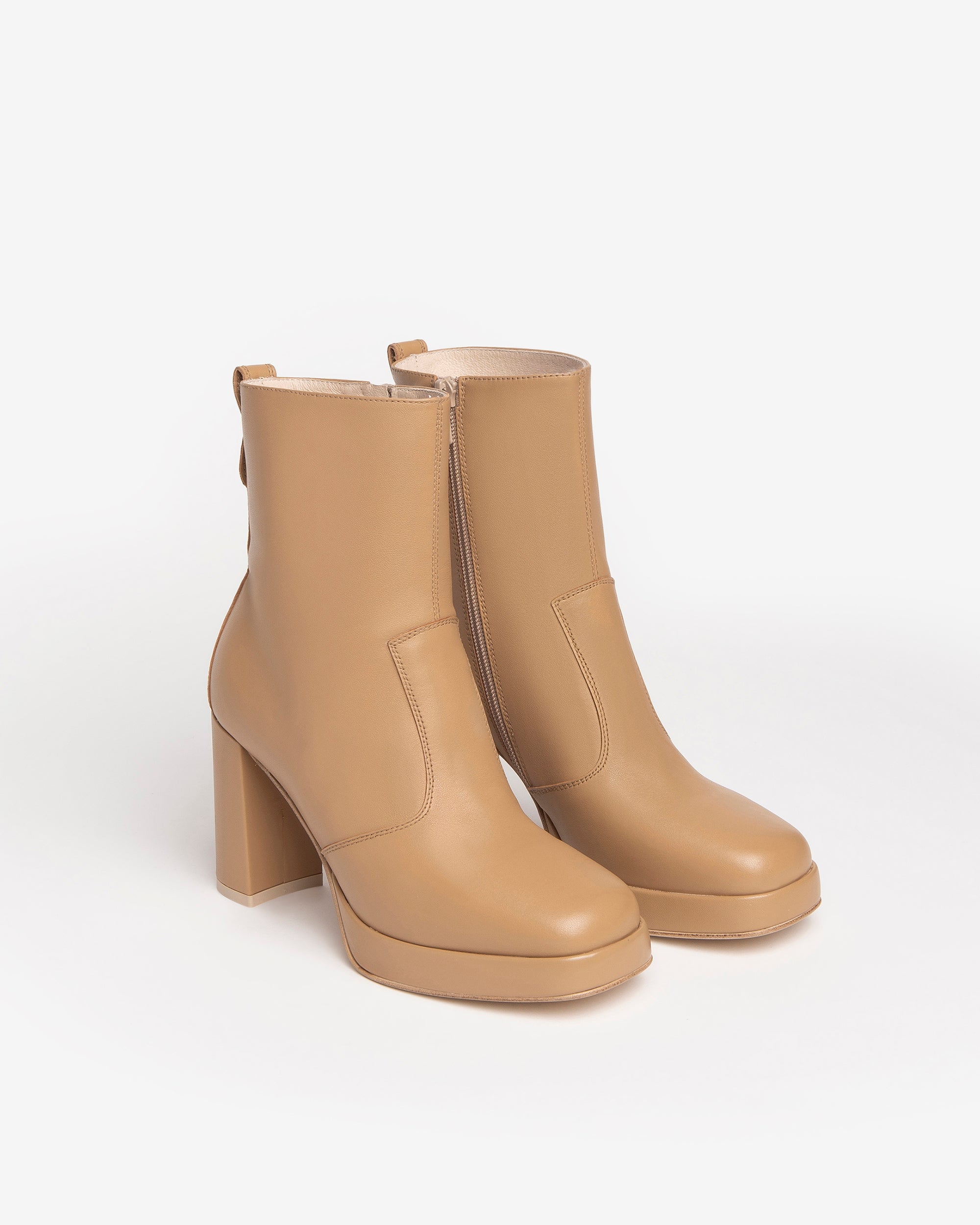  Damen-Ankle-Boots aus Leder
