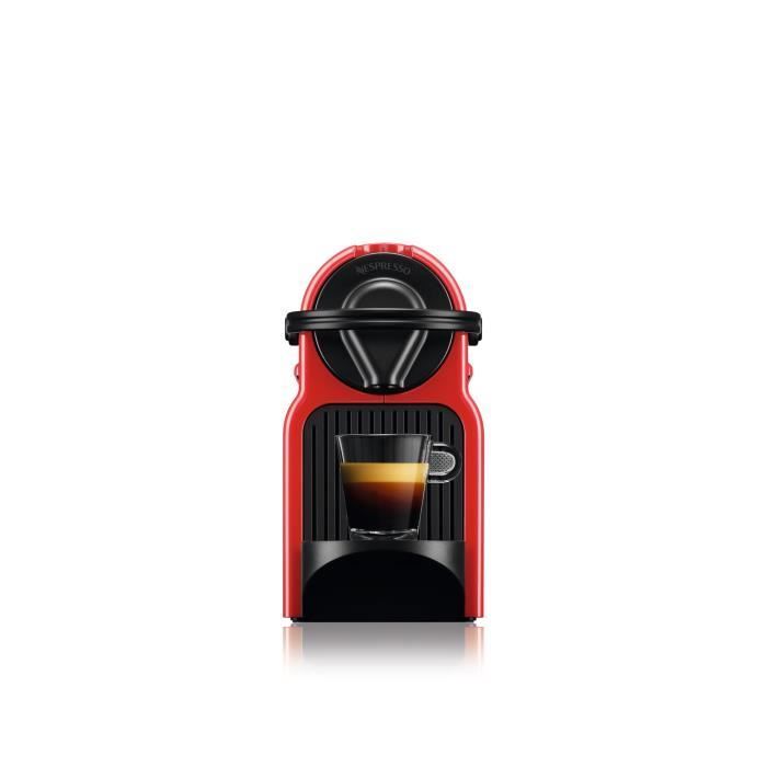Macchina da caffè a capsule KRUPS Nespresso Inissia, pressione 19 bar, spegnimento automatico, rossa, YY1531FD