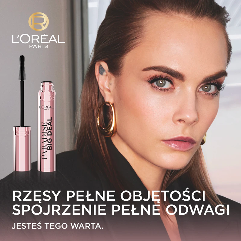 Máscara para cílios L'Oréal Paris Lash Paradise Big Deal: espessante e alongadora.