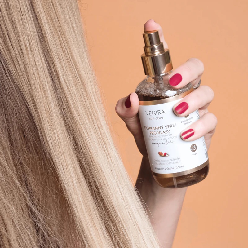 Venira Protective Hair Spray zaščitni sprej za lase, izpostavljene škodljivim vplivom sončne svetlobe