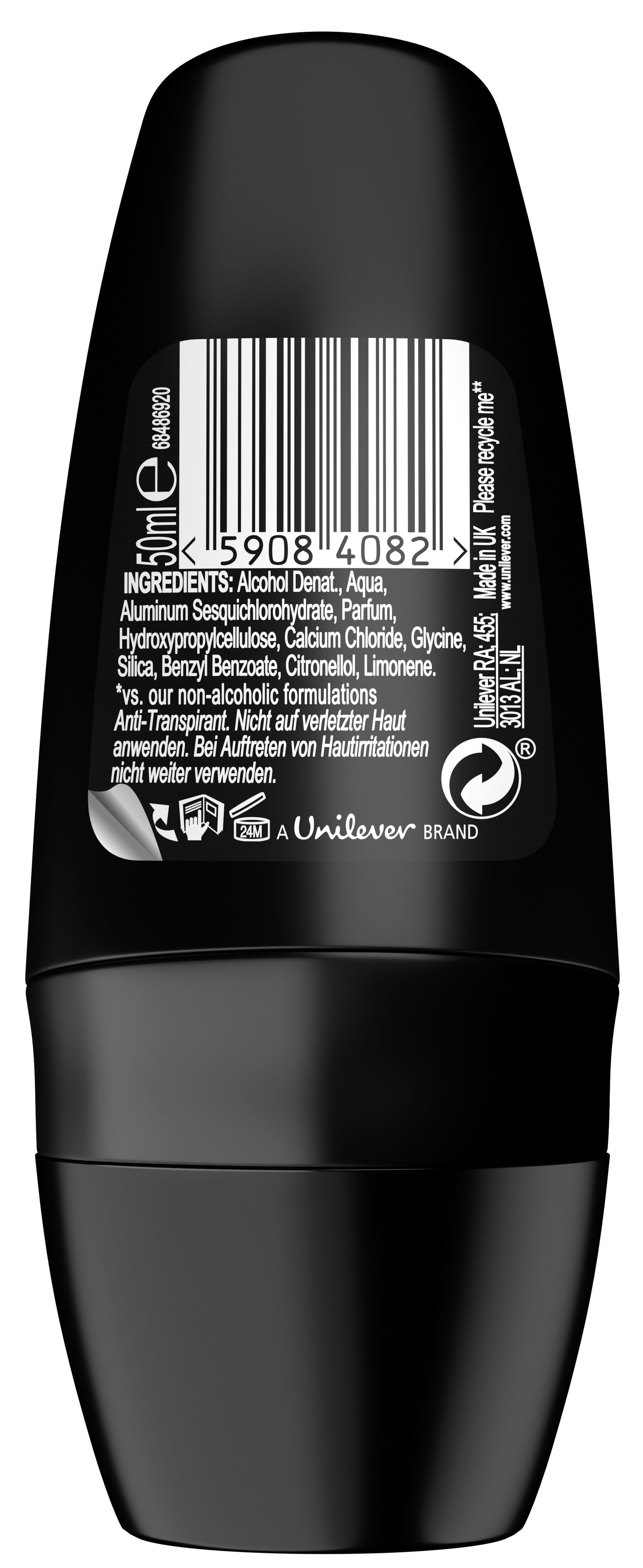 Crni roll-on dezodorans Roll-on dezodoransi