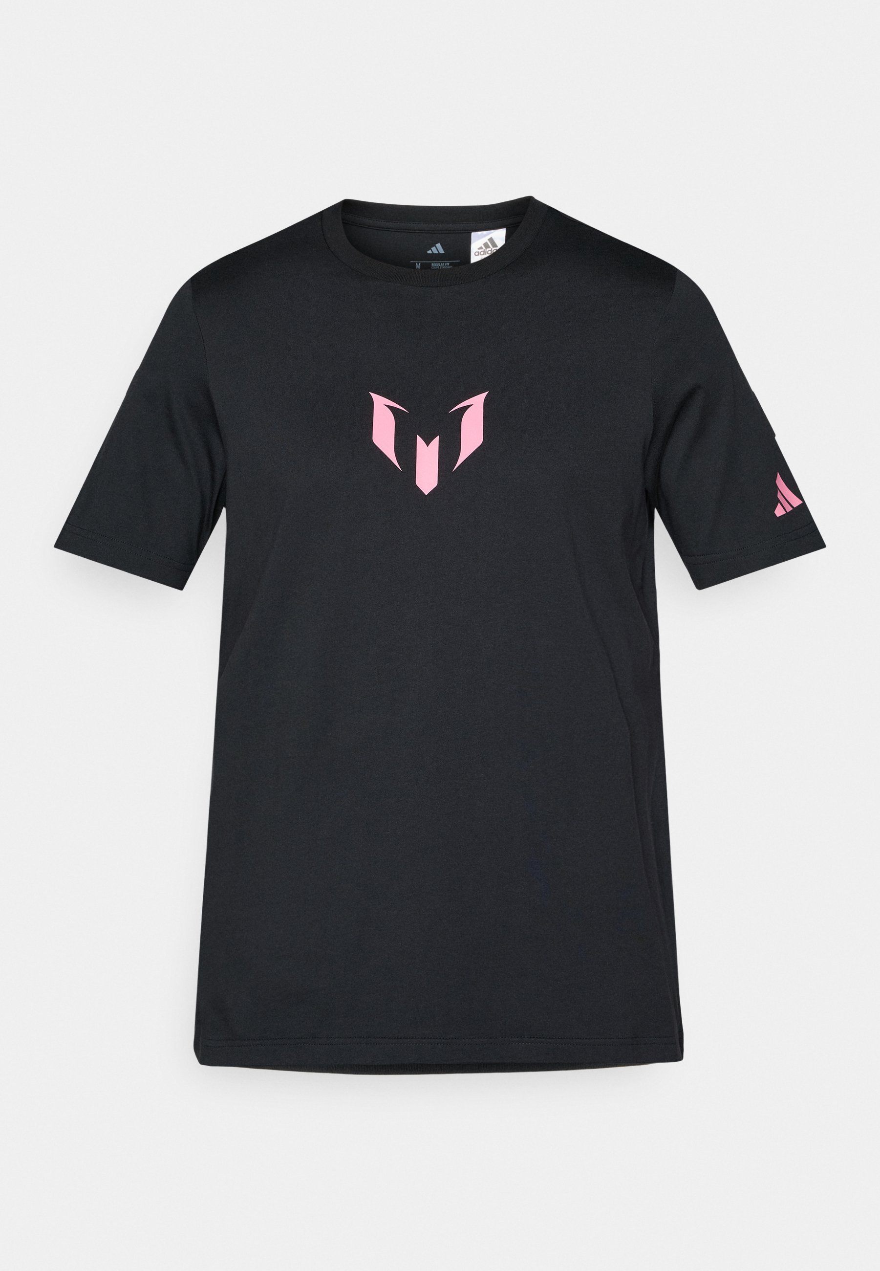 adidas Performance MESSI NAAM & NUMMER GRAPHIC T-SHIRT - Bedrukt T-shirt - zwart