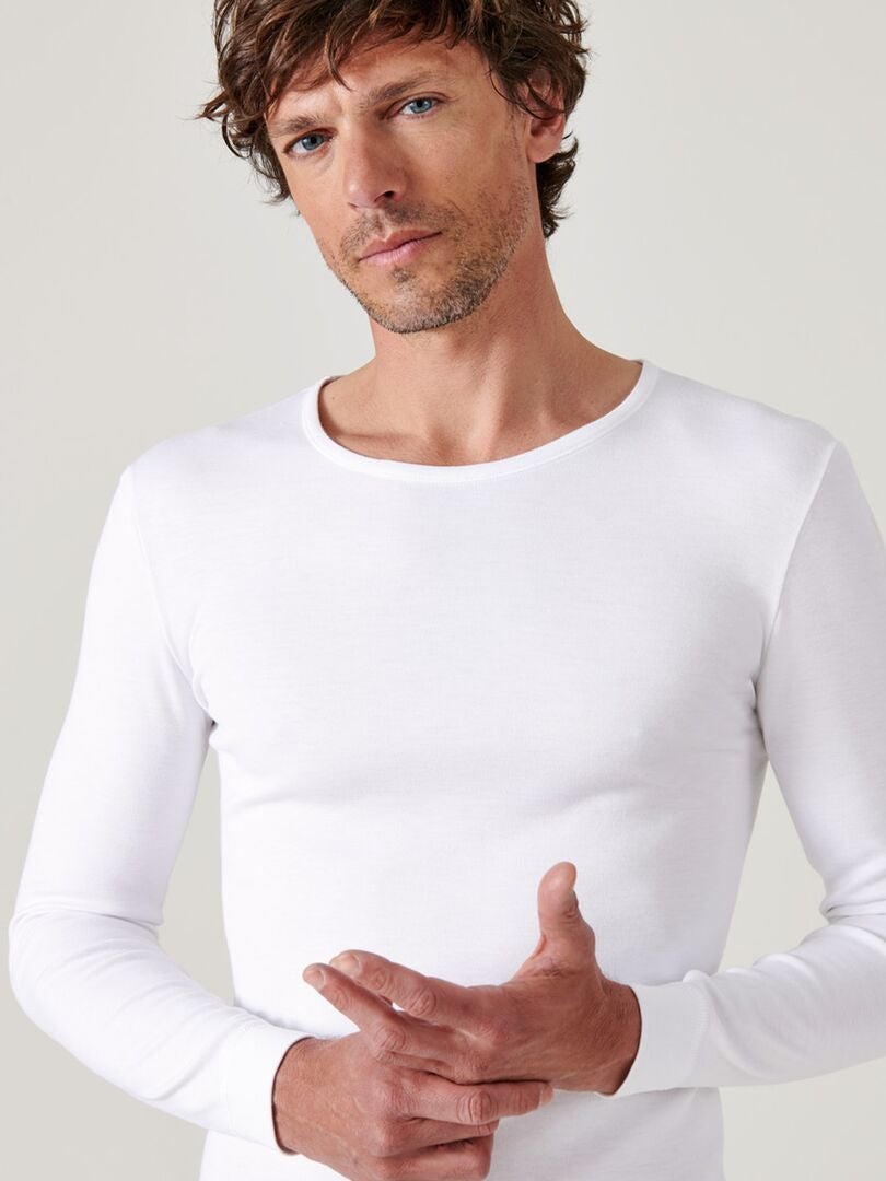 Camiseta termoláctica 'Damart' Nivel 3 - BLANCA