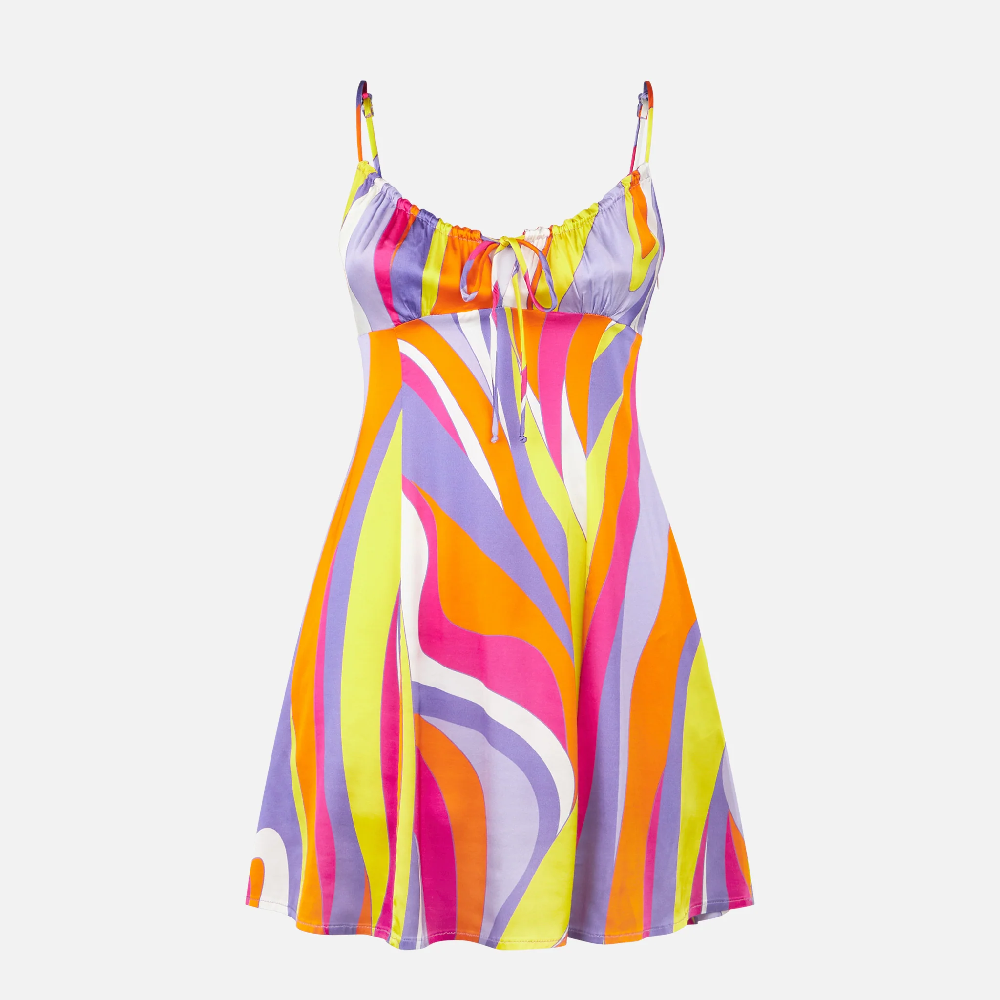 Slipjurk met Shape Wave-print