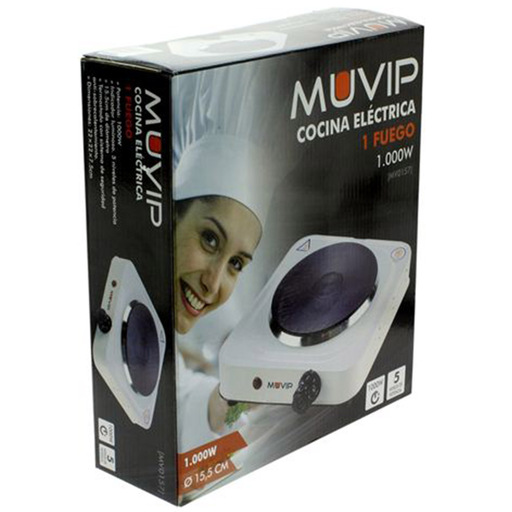 Cuisinière électrique Muvip 1 brûleur 1000 W