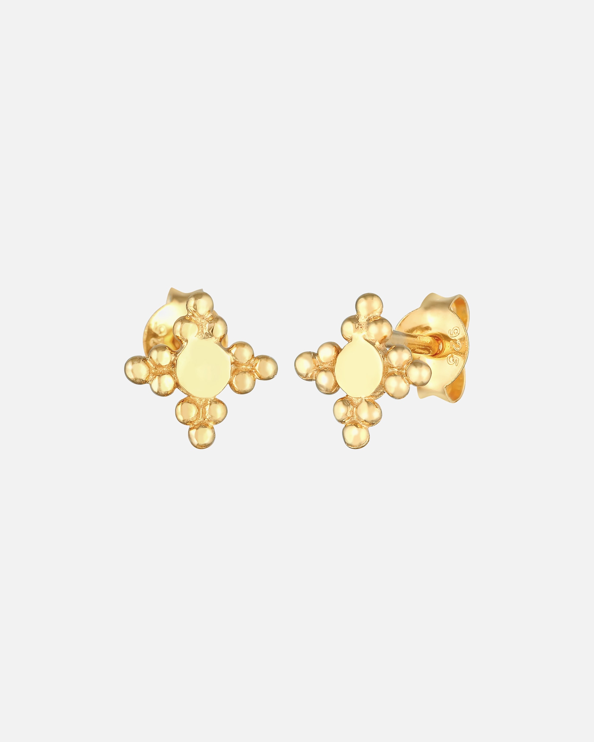 Elli Boucles d'oreilles femme étoile boule en argent massif 925