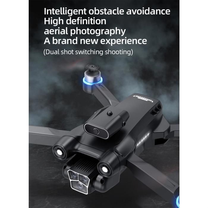 Drone professionnel double caméra 5G transmission 50x zoom positionnement flux optique évitement 360° obstacles vols stables