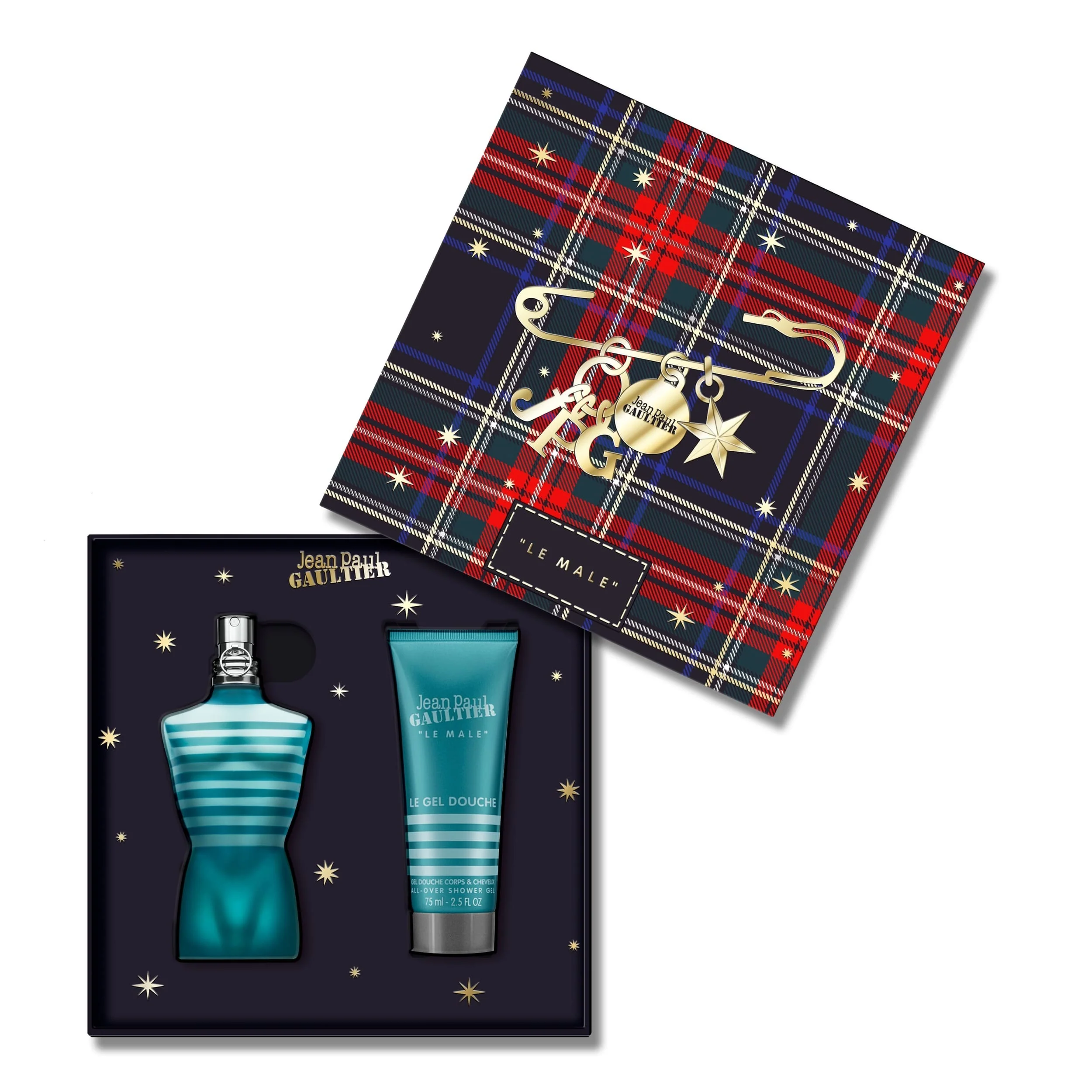 Le Male Cofanetto Regalo Le Male Eau de Toilette + Shower Gel - Cofanetto Profumo Uomo, Eau de Toilette, Bagno e Doccia