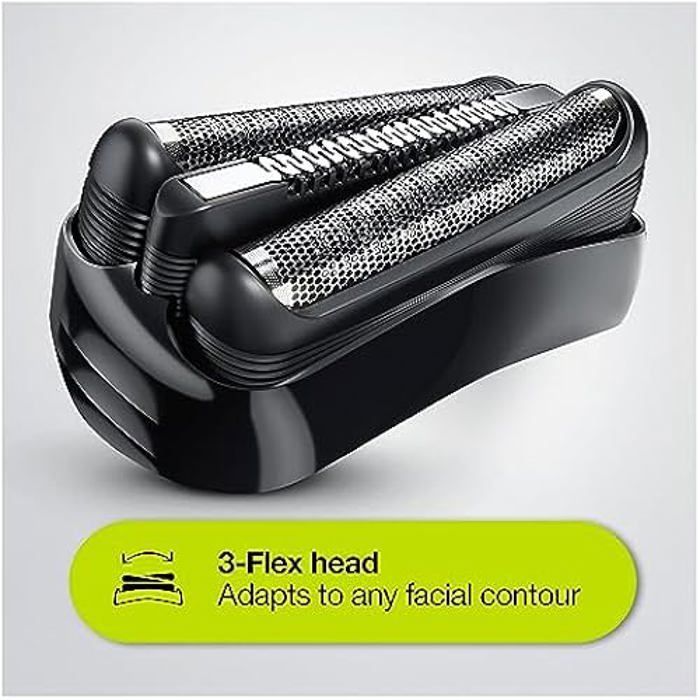 Rasoir électrique - BRAUN - Série 3 - Rechargeable - Noir - Tondeuse à barbe de précision