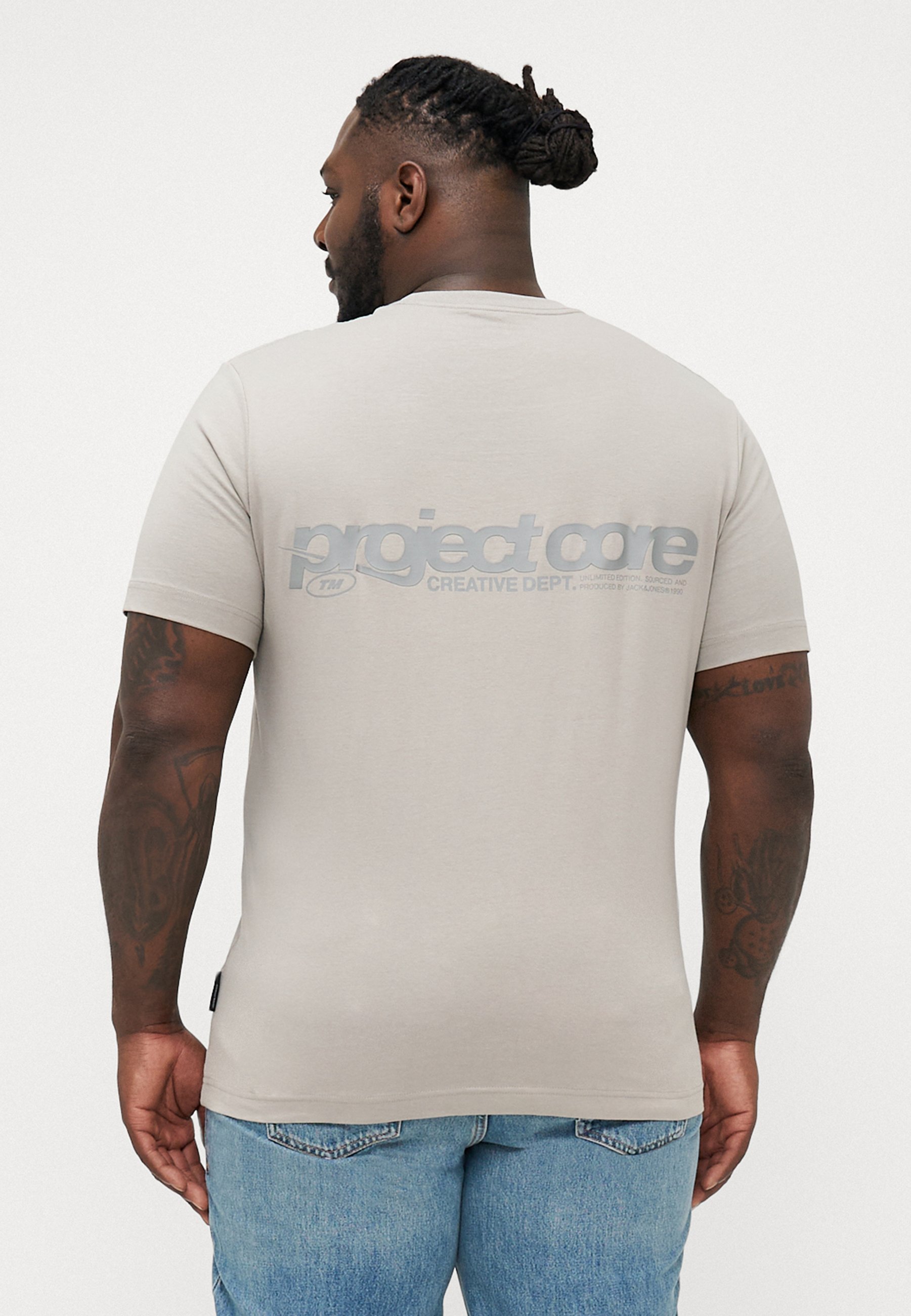 JCOUNION BACK PRINT TEE CREW - T-shirts med print - palomaJack & Jones