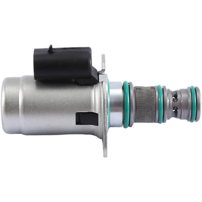 2 válvulas solenoides de 12 V 5019094 580037013 SV98-T39S SV98T39S para retroexcavadoras 3CPLUS (91 HP), 214-4, 215/3CX, 15,2 válvulas solenoides, color plata.