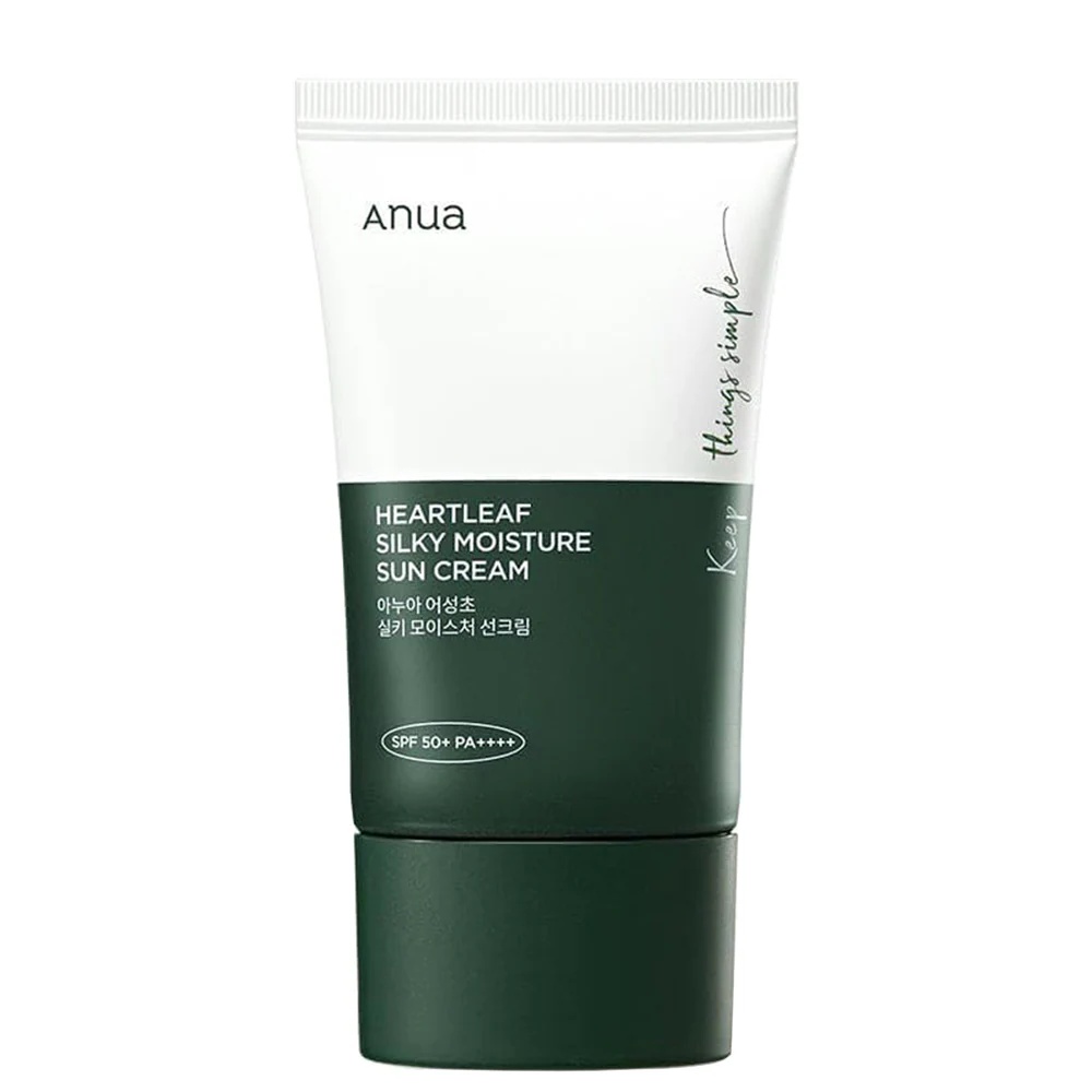 Hodvábny hydratačný opaľovací krém Heartleaf SPF 50/ PA++++
