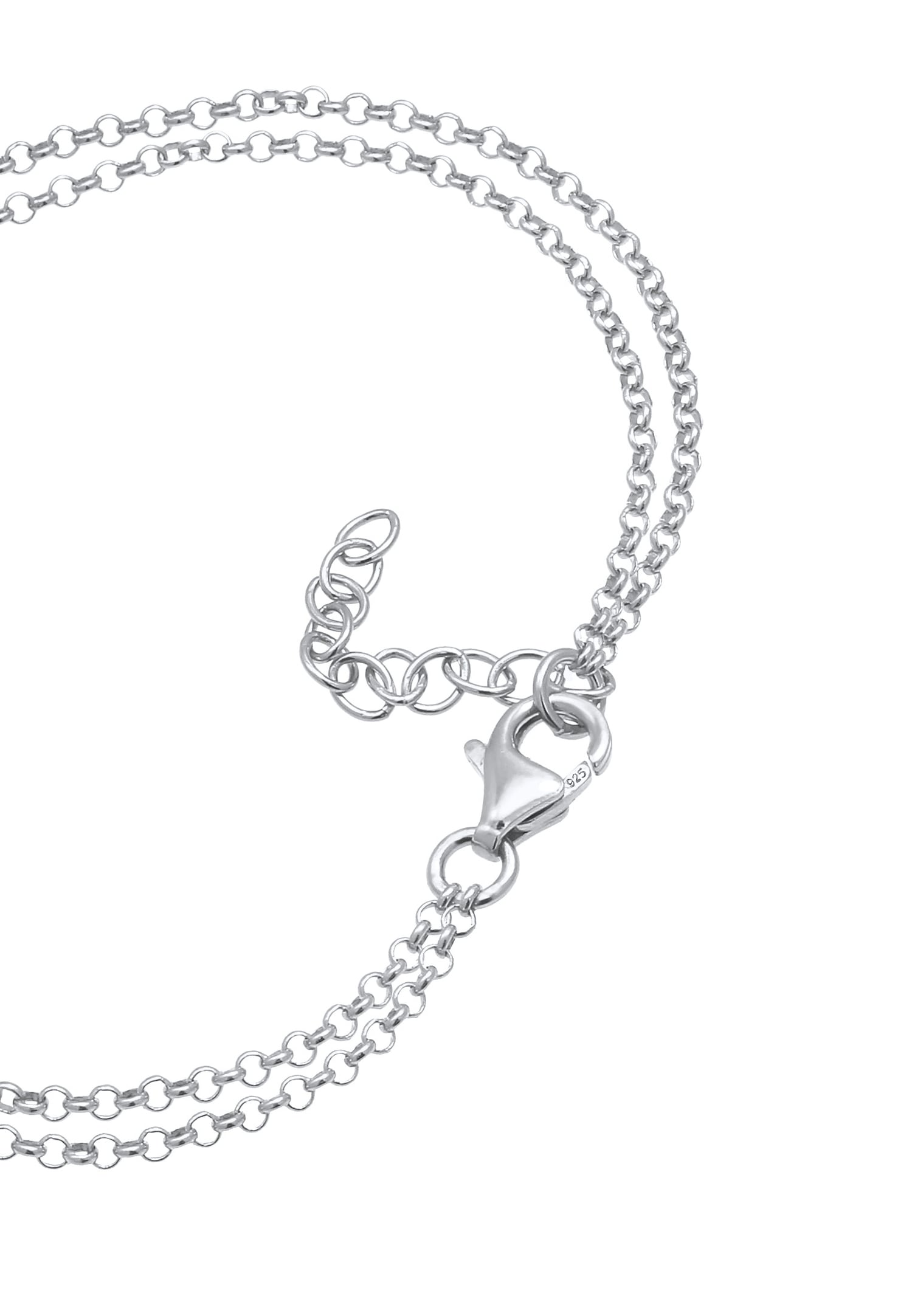 Elli Femmes symbole Infinity sans fin filigrane avec cristaux en argent sterling 925