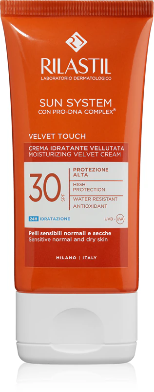 Rilastil Sun System Velvet Touch ochranný krém na tvár SPF 30