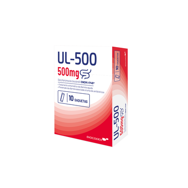 UL 250 UL-500 500 mg CNCM I-745 Oireenmukainen hoito Akuutti ripuli 10 pussia 10 pussia