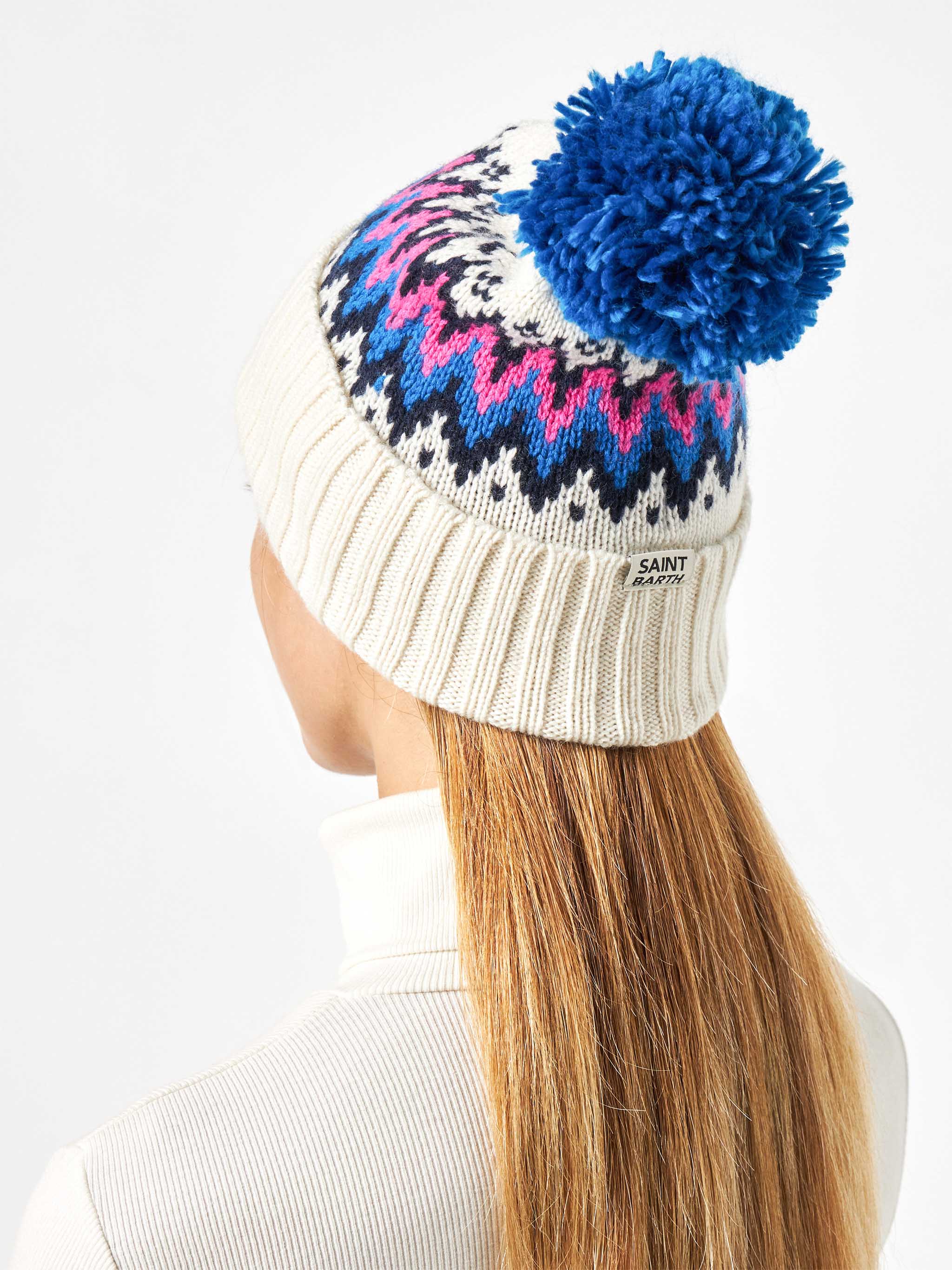 Damehue med pompon