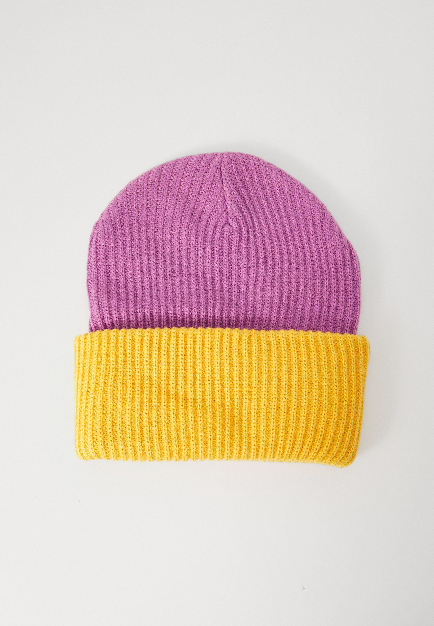 Lil'Boo BLOCK HYGGE MUTS UNISEX - Muts - paars/geel