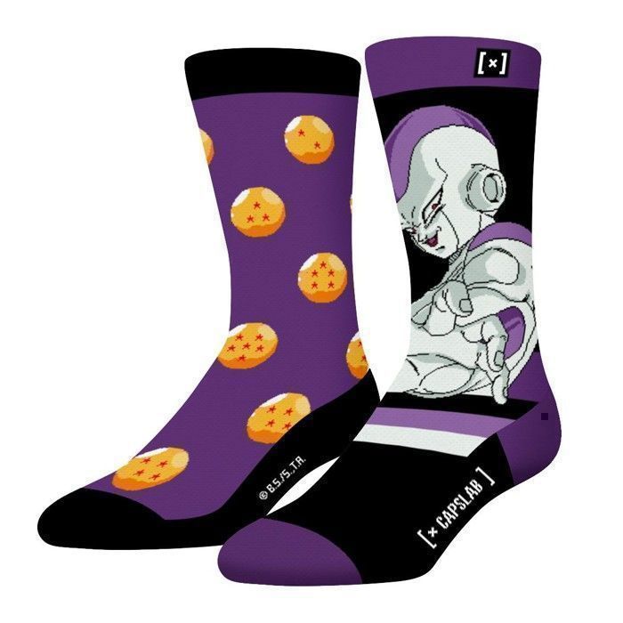 X ] CAPSLAB Heren Dragon Ball Z Sokken, Originele Herensokken, Authentiek en Origineel - Paars