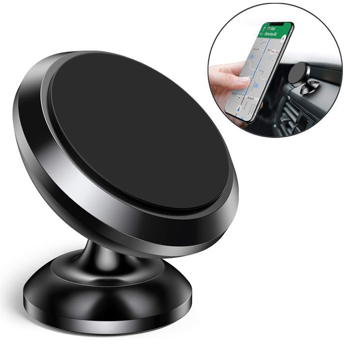Soporte magnético para coche KARYLAX: fijación instantánea para Xiaomi Redmi Note 14 y otros smartphones.