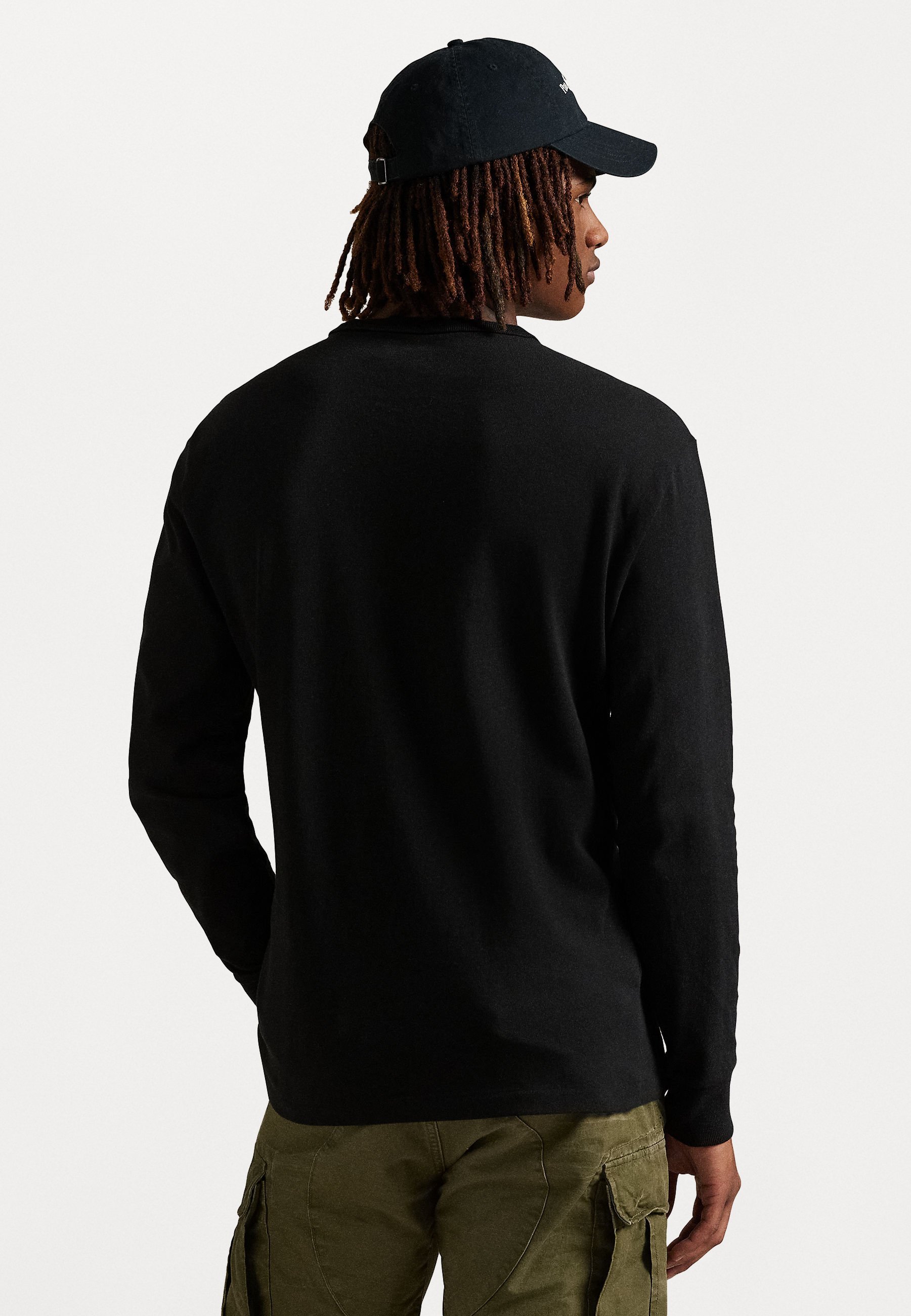 CLASSIC FIT JERSEY LONG-SLEEVE T-SHIRT - Topper langermet - blackPolo Ralph Lauren