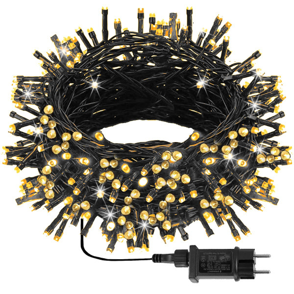 Lampki choinkowe 750 LED biały ciepły 40 m zewn-wewn.IP44