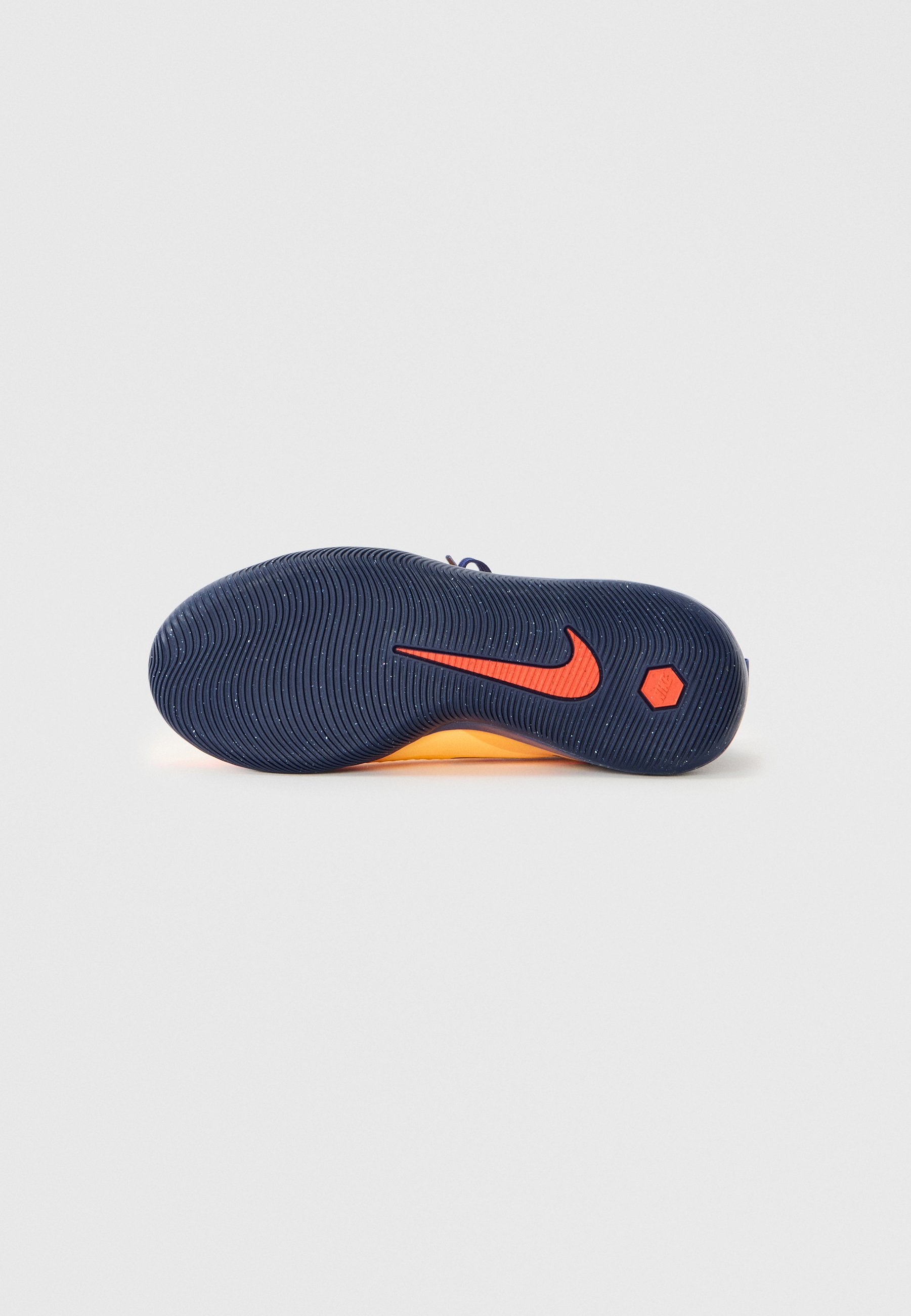 Nike Performance PHANTOM 6 UNISEX - Zaalvoetbalschoenen - laser oranje/citroen venijn/blauw void