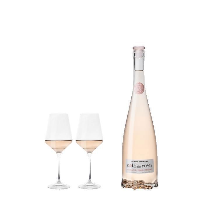 Vino rosado Gérard Bertrand Côte des Roses 2025 Lote de 6 Botellas 75cl