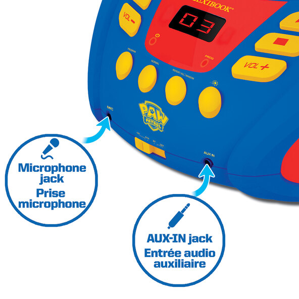Paw Patrol Bluetooth® cd-speler met lichteffecten