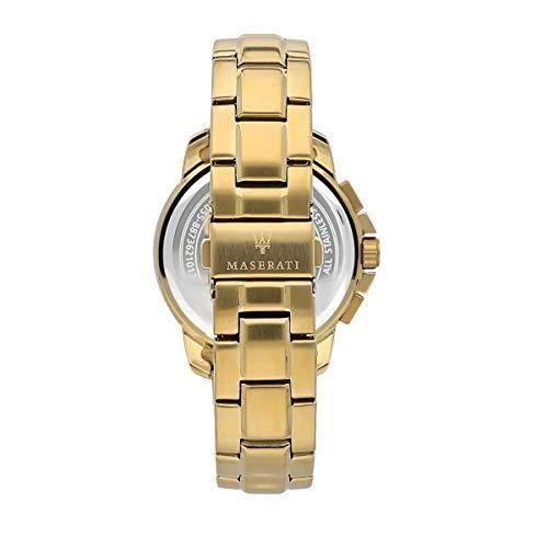 Watch - MASERATI - R8873621013 - Chronograph - Steel - Yellow Gold PVD