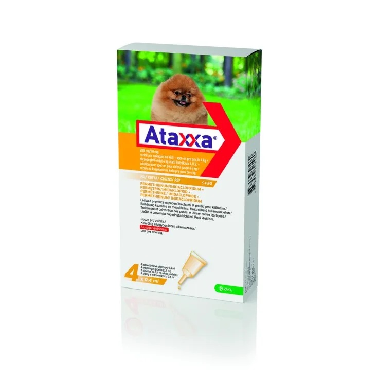 KRKA PHARMACEUTICALS Ataxxa Spoton 04 kg Krka 4 pipetas