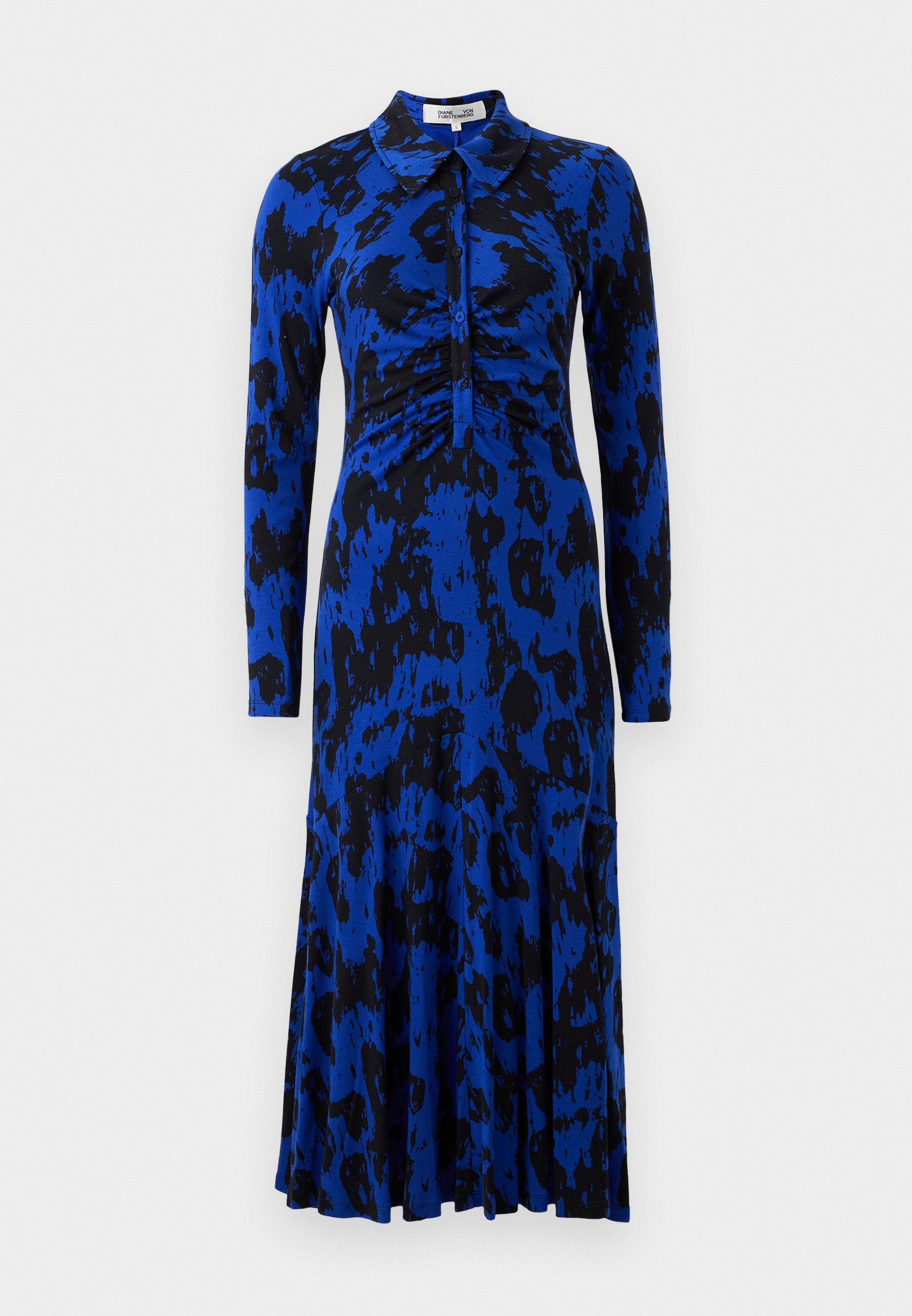 DRESS - Žerzejové šaty - black/blue
