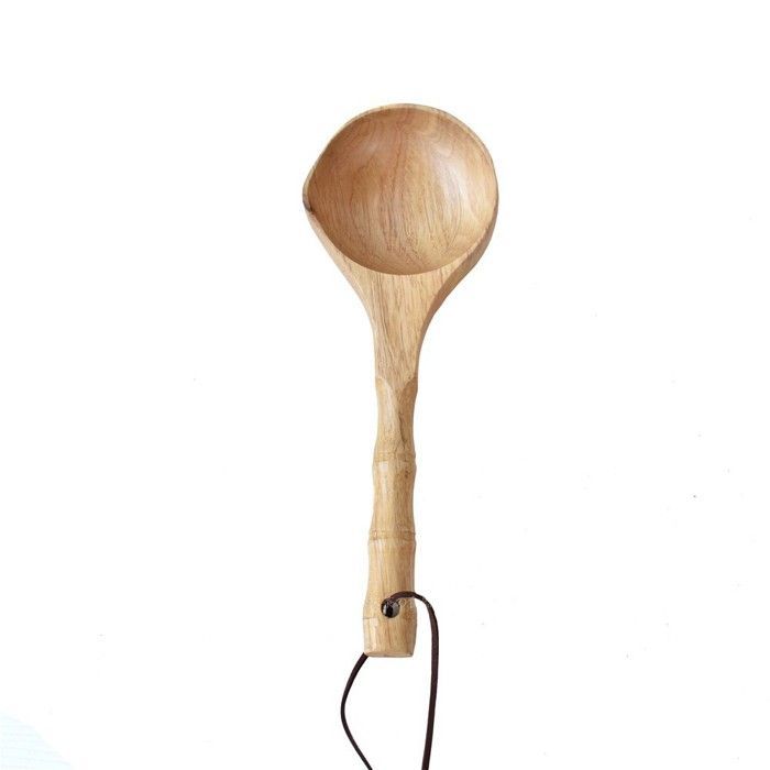 Bois Sauna Louche de Bain Cuillère Cuillère D' De Bain Douche Lave Écope Spa Accessoire pour Hammam Salle De Bains 25X8cm