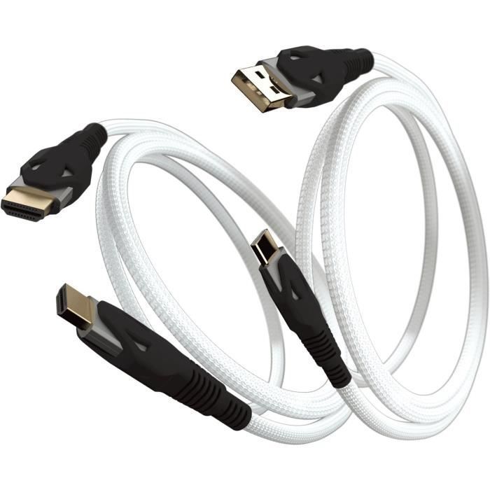 Câbles HDMI et USB - GIOTECK - Premium Viper HDMI 2.1 - PS5 et Xbox Series X
