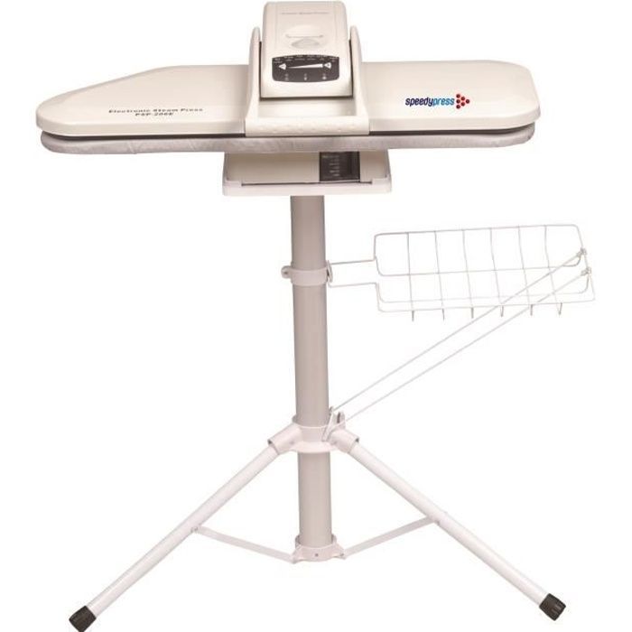 Dampfbügelpresse mit Ständer – Doppelgröße (80 cm x 31 cm, 1600 Watt) für schnelles Bügeln + umfangreiches Zubehör