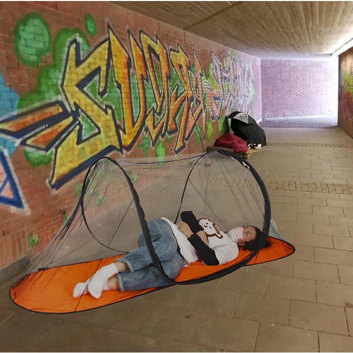 Moustiquaire - Pliable rapide - Ultra légère - 200x72x70 cm - Tissu imperméable