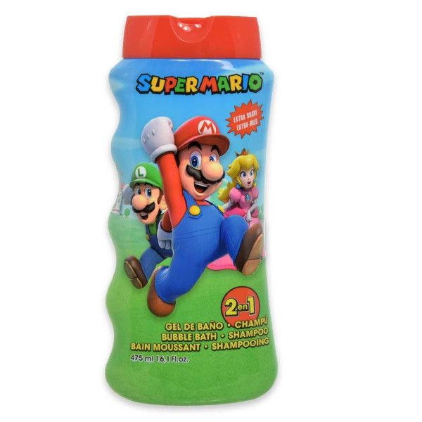 Detské kúpeľové gély a šampón Super Mario Bros 2 v 1