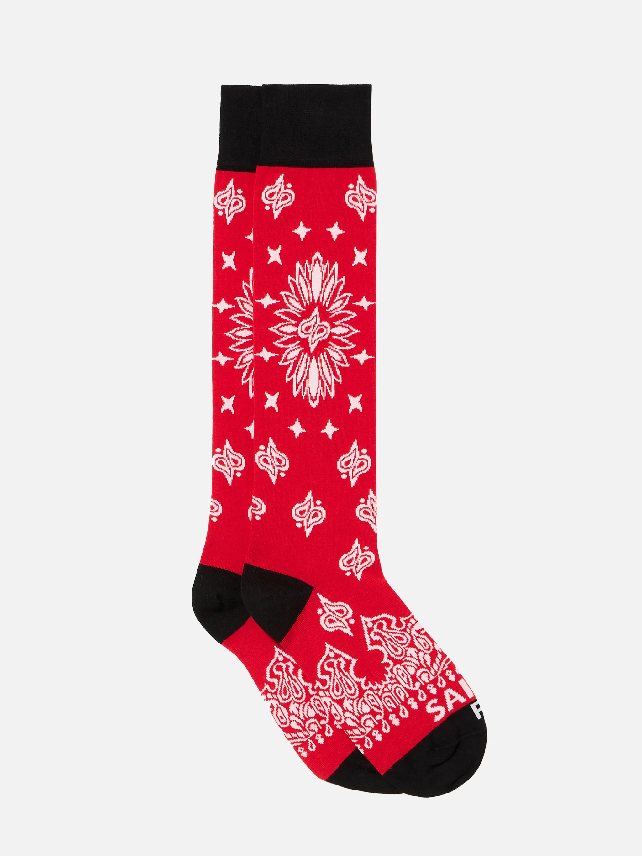 Lange kousen voor heren met bandana-print