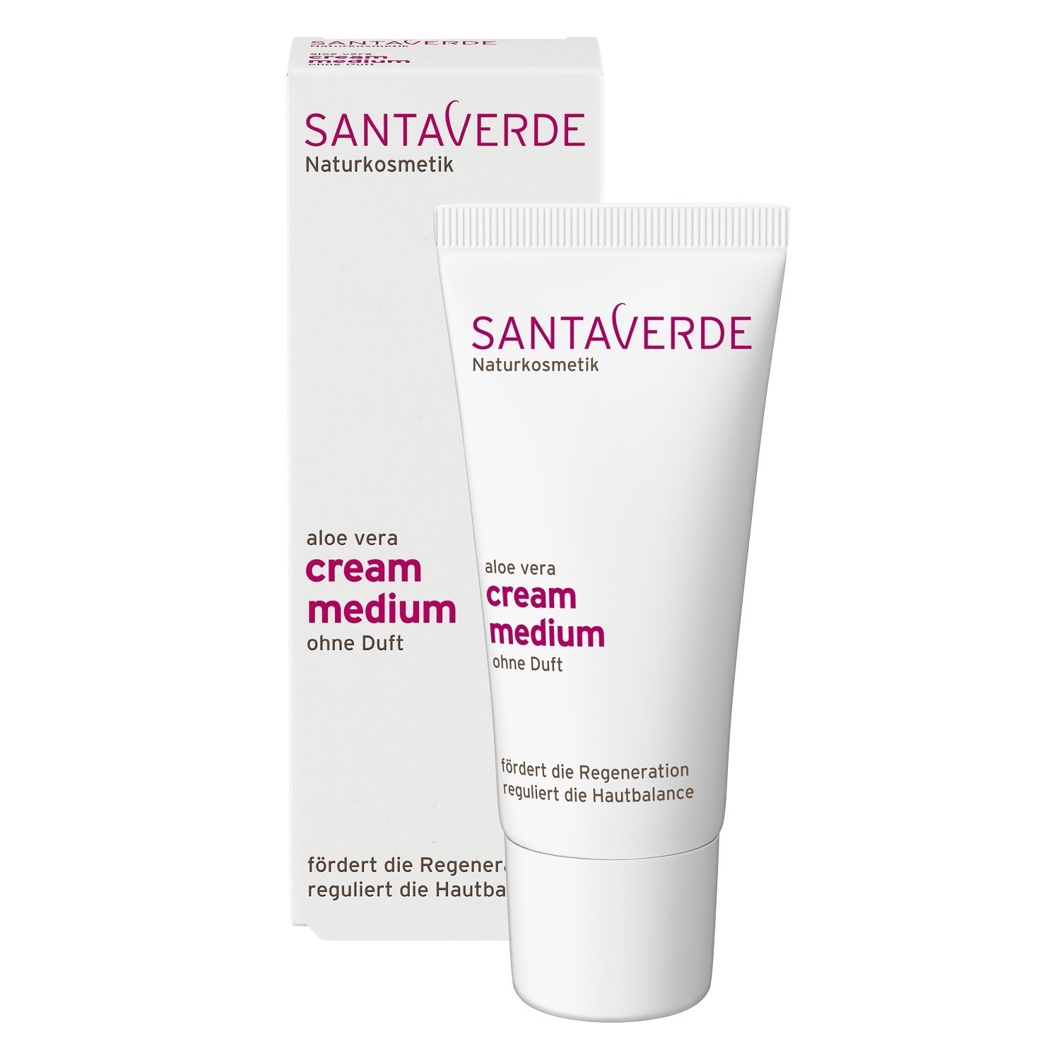 Santaverde krema za lice s aloe verom srednje gustoće – bez mirisa – 30 ml