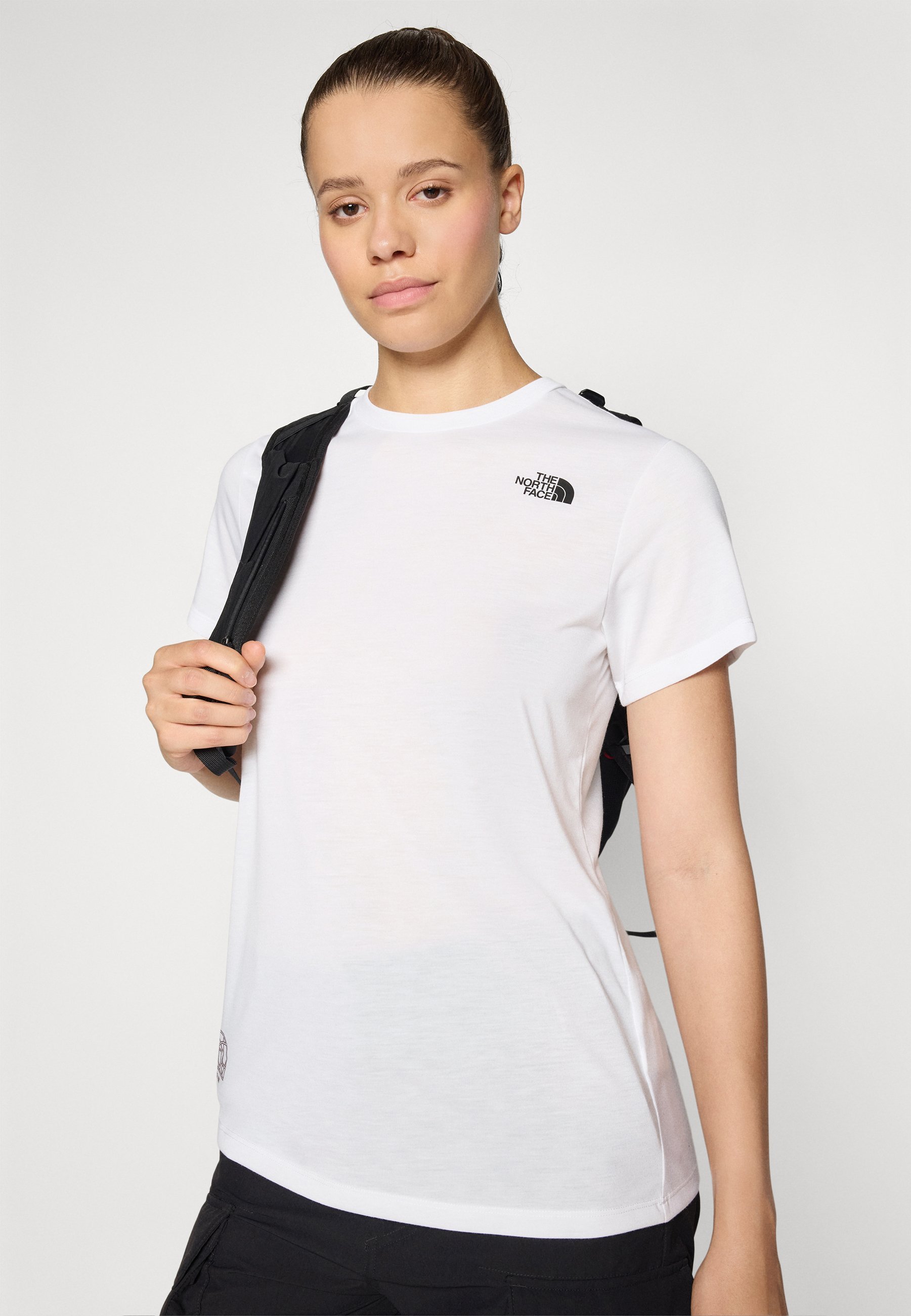 TEAM TEE - Sportovní tričko - white