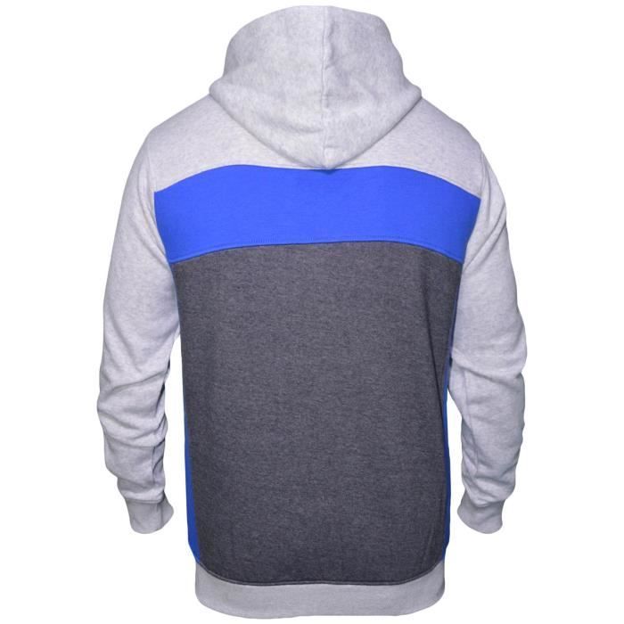 Chándal HNL para niños y niñas con paneles en contraste - Gris y azul marino