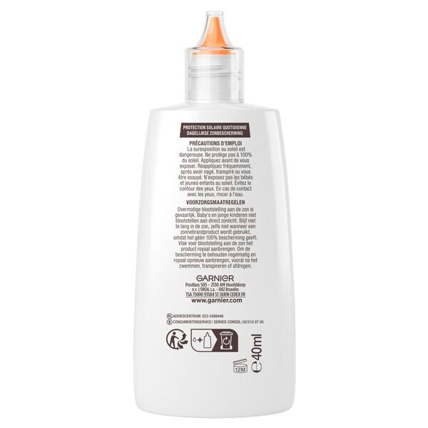 Garnier Ambre Solaire Super Uv niacinamid SPF50+ fluid protiv nesavršenosti<br>40 ml