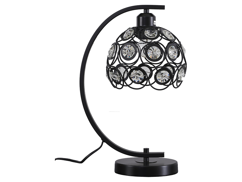 Lampa stołowa Florence stalowa czarna
