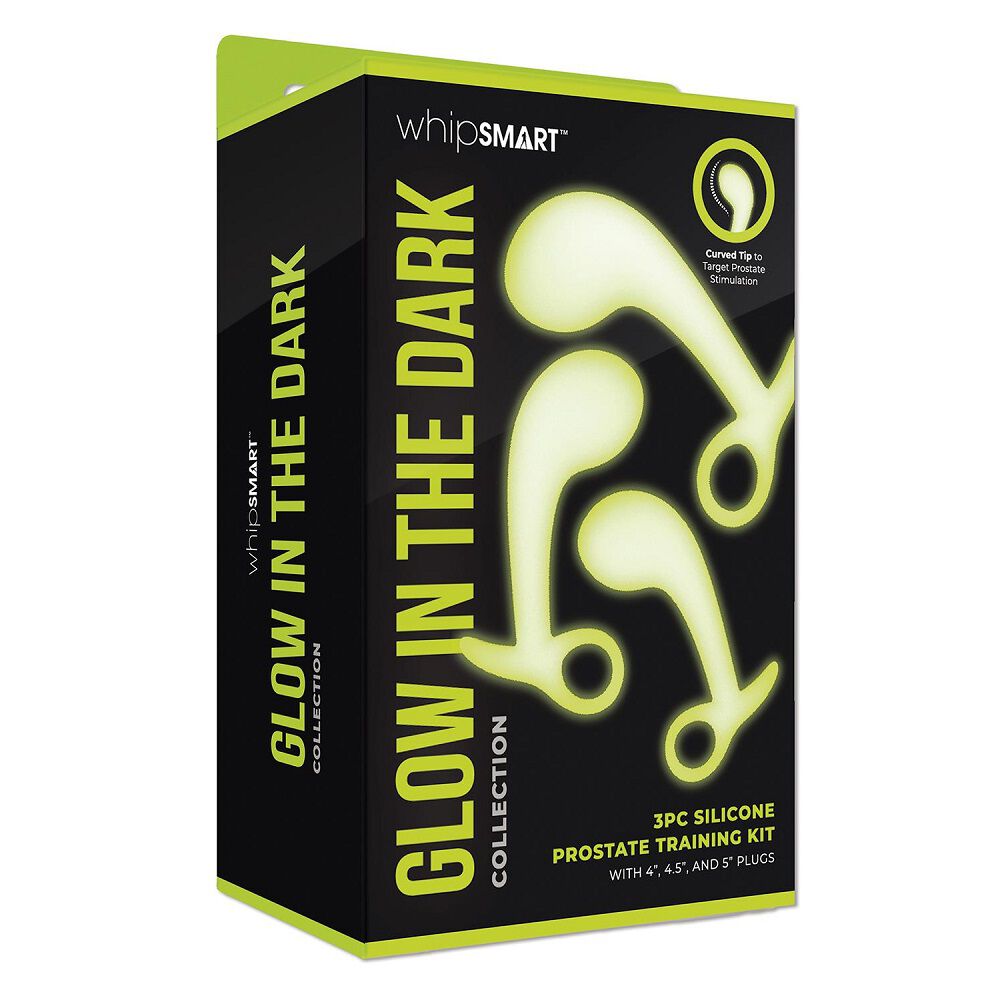 Whipsmart Glow In The Dark Silikon Prostata Treningssett