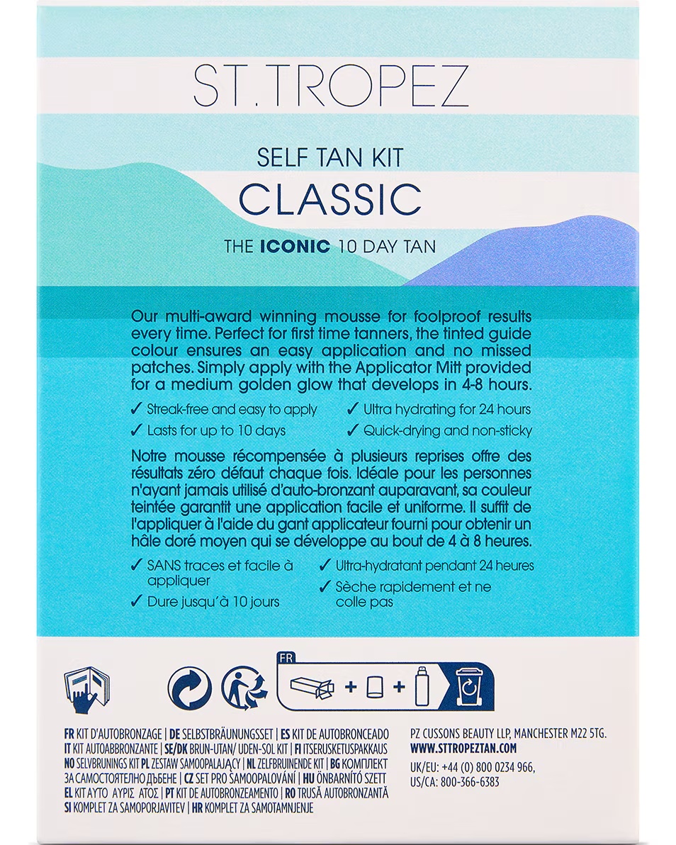 ST.TROPEZ Classic Selfbruiner set