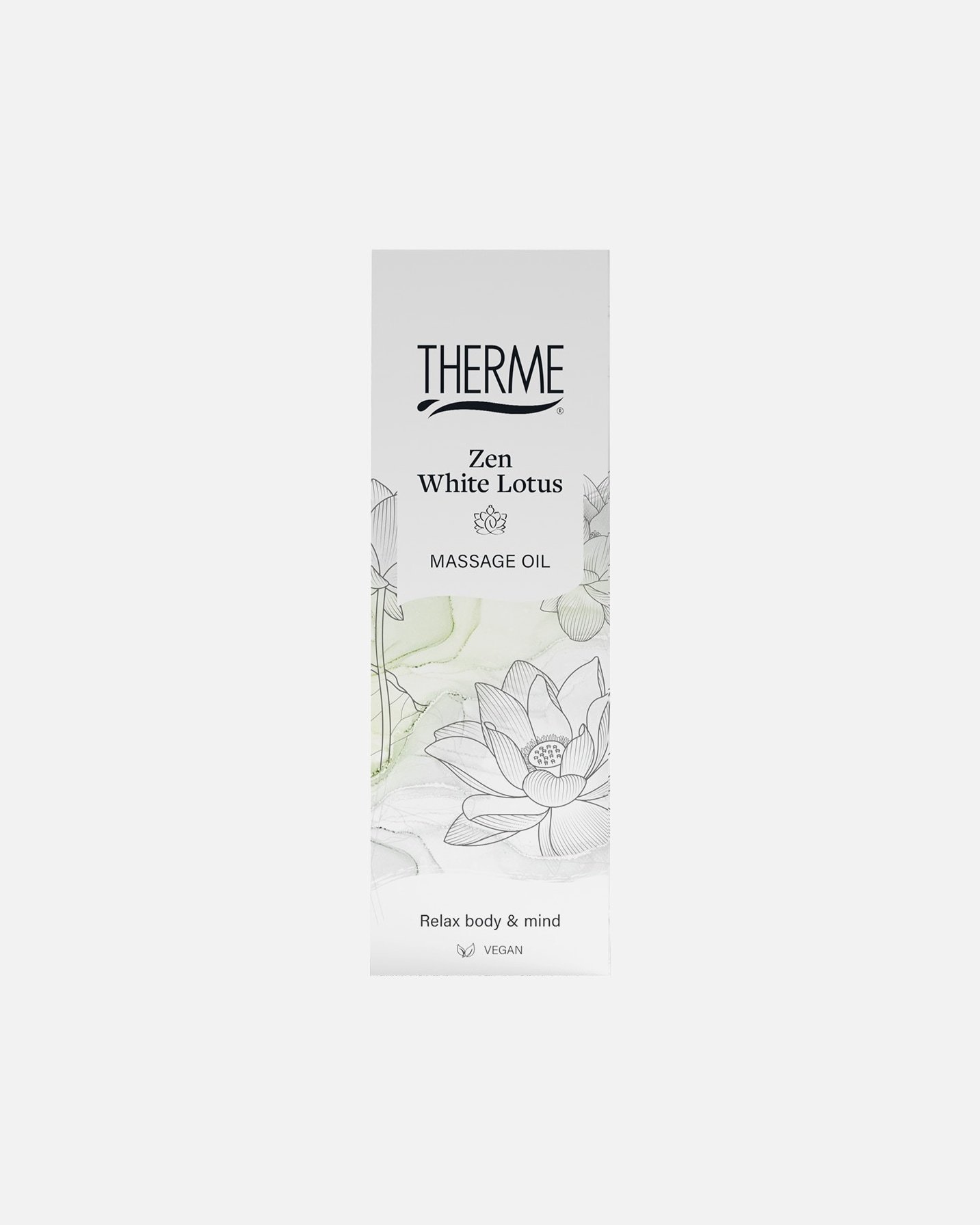THERME Zen ulje za masažu s bijelim lotosom - 125 ml