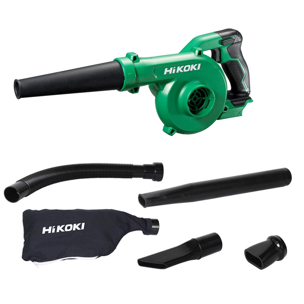 HiKOKI 18V 95m/s Gebläse mit RB18DC(DS4Z) Schlauchdüse