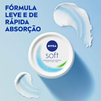 Nivea Soft arc-, test- és kézkrém 300 ml