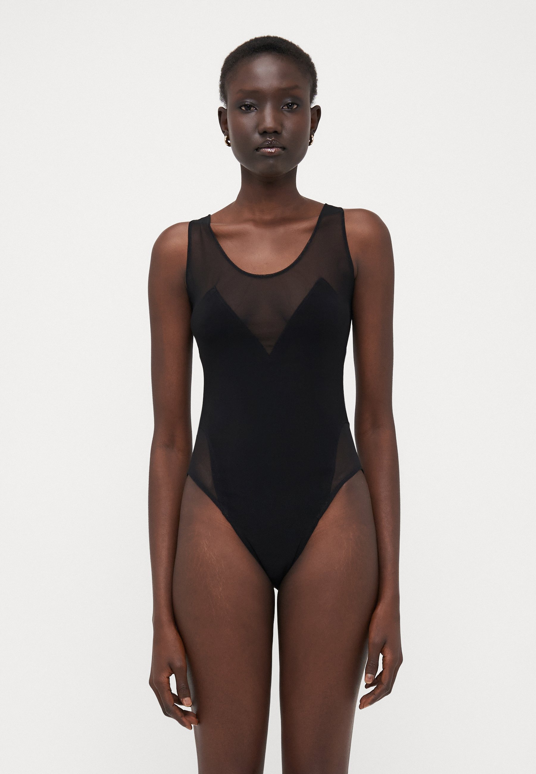 Norma Kamali LOW BACK RACER MIO - Zwempak - zwart